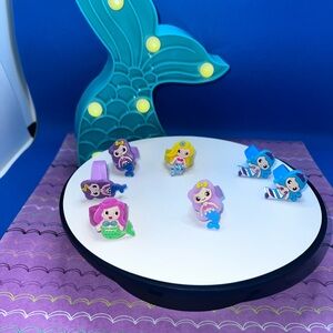 NWOT - Mermaid Silicone Rings!!!!!